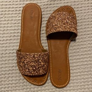 Brand New Rose Gold Sandals